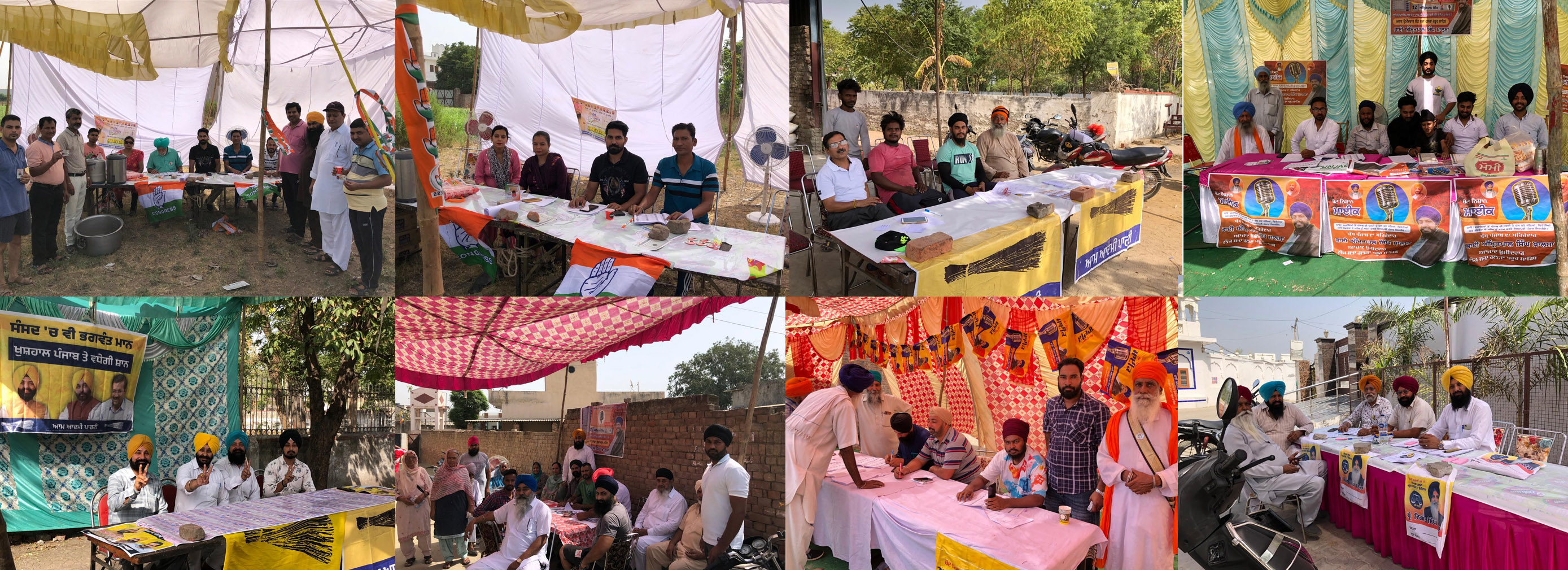 ਕਪੂਰਥਲਾ ਤੇ ਸੁਲਤਾਨਪੁਰ ਲੋਧੀ ਦੇ ਅਲੱਗ ਅਲੱਗ ਪਿੰਡਾਂ ‘ਚ’ ਭਾਈਚਾਰਕ ਸਾਂਝ ਨਾਲ ਪਈਆਂ ਲੋਕ ਸਭਾ ਦੀਆਂ ਵੋਟਾਂ